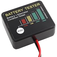 American Tool Exchange 81091 On-Board Battery and Alternator Load Tester, 12V System