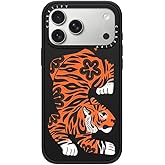 CASETiFY Impact iPhone 17 Pro Max Case [Slim/Compatible with Magsafe / 8.2 ft. 4X Military Grade Drop Protection] - Fierce Tiger - Matte Black