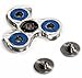 Sunnytech 1PC Fidget Spinner Toy EDC Exquisite Hand Spinner DIY Puzzels for ADHD Anxiety Boredom HS27-1 Blue