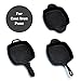 TANSUNG Silicone Hot Handle Holder + Silicone Assist Handle Holder，Potholder 3 Pack include for Cast Iron Skillets, Pans, Frying Pans & Griddles, Metal and Aluminum Cookware Handles (black)