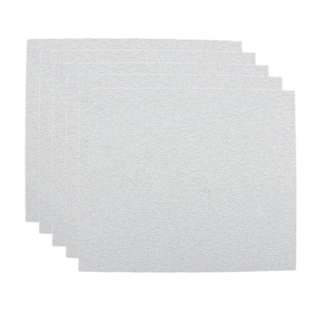 F Fityle 5pcs Wet and Dry Sandpaper Assorted 120/150/180/240/320/400/600/800/1000 Grit for Automotive Sanding, White, 120 Grit