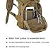 SHARKMOUTH Tactical Molle Hydration Backpack - Small Military Hydration Pack with 2L Water Bladder - Insulated Water Backpack for Hiking Running