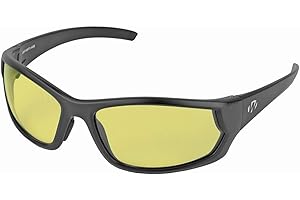 Walker's IKON Carbine Full Frame Shooting Glasses | Impact-Resistant Non-Slip Hunting Safety Glasses, Lens Cloth & Carry Case