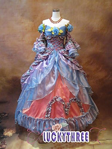 Amazon Co Jp 宮廷 ゴシックロリータ 洋装 ビクトリア時期 ワンピース 舞踏会 パーティー衣装 Lolita コスプレ衣装 ウェディングドレス ベルサイユのばら Marie Antoinetteドレスcob674 Free 服 ファッション小物
