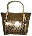 Michael Kors Jet Set East West Mirror Metallic Tote in Pale Gold
