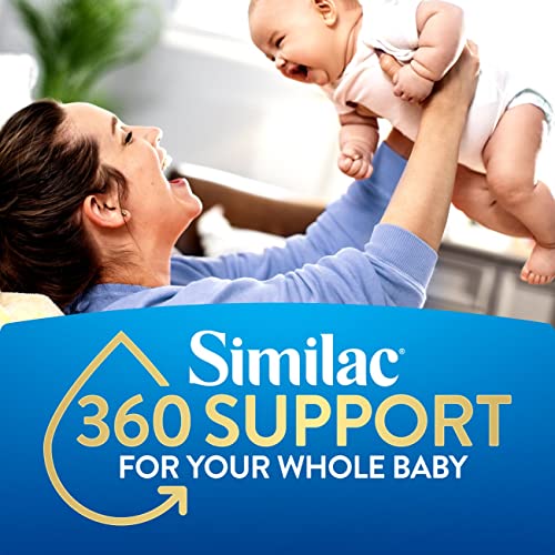 SIMILAC 360 TOTAL CARE INFANT FORMULA, HAS 5 HMO PREBIOTICS, OUR CLOSEST PREBIOTIC BLEND TO BREAST MILK, NON-GMO,‡ BABY FORMULA, READY TO FEED, 2-FL-OZ BOTTLE, PACK OF 12