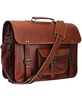 LUST Handmade Genuine Leather Laptop Messenger Bag