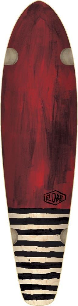 Globe Hg Arcadia Longboard Deck (Red, 36-Inch)