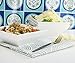 DOWAN Porcelain Bowl Set - Square Serving Bowls For Cereal, Soup, Set of 3, White (24-Ounce)