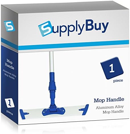SupplyBuy 16" Professional Microfiber Mop | Extendable Stainless Steel Handle | Single Pack