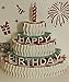 3D Pop Up Greeting Cards LED Light Happy Birthday Music Card Postcards (Birthday Cake)