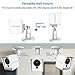 Silicone Skin with Security Wall Mount White, Compatible with iSmart Alarm Spot Camera, 2 Pack (Not Contain Camera)