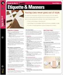 Amazon Com Etiquette And Manners Quamut 9781411497917