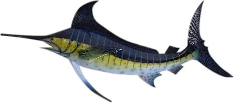 Marlin Replica Nautical Saltwater Fishing Wall Decor Amazon Ca