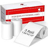 Phomemo Multi-Purpose Thermal Label Paper Compatible with M220, M110, M150, M250 Label Maker, for Barcode, Name, Address, Mai