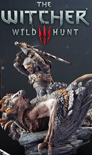 Witcher 3:Wild Hunt Polystone Geralt vs Griffin Statue from Collectors Edition