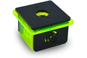 PNW Custom 3 Pack Green Frag Pop Stand w/Frag Lock | Acrylic 1 Hole Coral Frag Rack Plugs Reef Fragging Holder for Saltwater, Marine Reef Aquarium