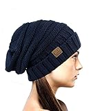 NYFASHION101 Oversized Baggy Slouchy Thick Winter Beanie Hat