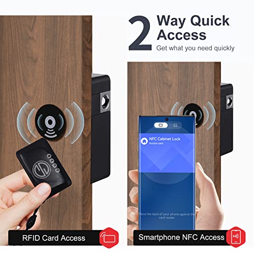 EEOO RFID Lock, NFC Supported Hidden Lock, RFID Lock
