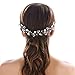 Artio Wedding Hair Vine Accessory Bridal Headpiece for Bride and Bridesmaids (Silver)