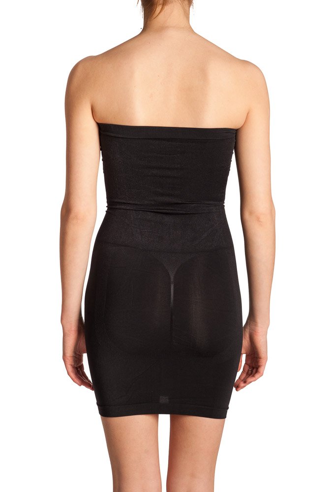 Body Beautiful Strapless Full Body Slip Shaper in Shiny Yarn Pricepulse