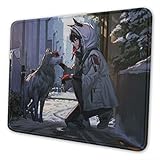 Arknights Gaming Mouse Pad with Stitched Edges