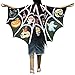 Pongfunsy Women Men Halloween Costume Butterfly Shawl Fairy Ladies Print Bat Shawl Nymph Pixie Costume Accessory