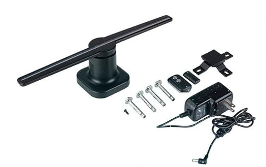 Amazon Co Jp 3dホログラフィックプロジェクタープレーヤーファン 224 Led 広告ディスプレイ Us 42cm 産業 研究開発用品