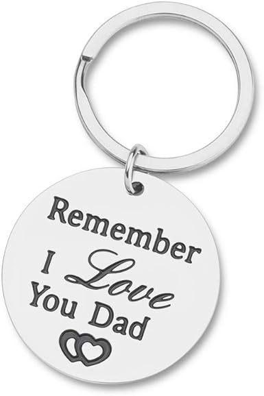 love you daddy keyring