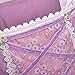 LENSEN Tech Princess Rapunzel Dress Cosplay Party Long Sleeve Costume (Purple, 3T)