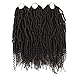 2 Packs Spring Twists Synthetic Crochet Hair Extensions 12 inch 24 strands/pack Ombre Crochet Passion Twist Braids Fiber Fluffy Curly Twist Braiding Hair Bulk (4#)