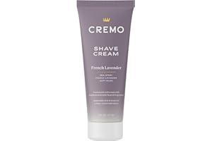 Cremo French Lavender Moisturizing Shave Cream, Astonishingly Superior Ultra-Slick Shaving Cream for Women Fights Nicks, Cuts and Razor Burn, 6 Fl Oz