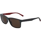Salvatore Ferragamo Sunglasses Square Full Rim, Dark Green/Beige Frame and Green Grey Lens SF938S338
