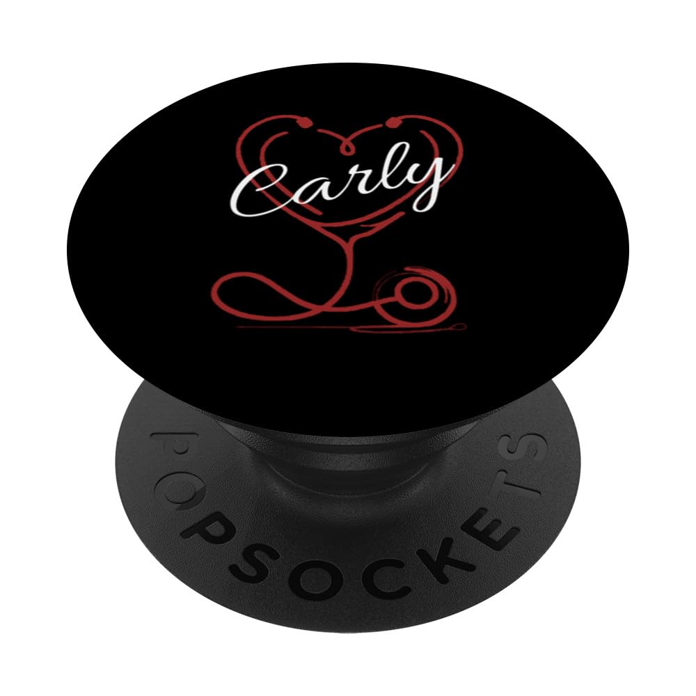 CARLY Nurse Gift Cute Doctor Designer Personalized Nurse PopSockets Swappable PopGrip