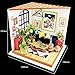 ROBOTIME Miniature Dollhouse Kits DIY Toy House Furniture Kit Wooden Mini House as Birthday Gifts for Kids and Adults