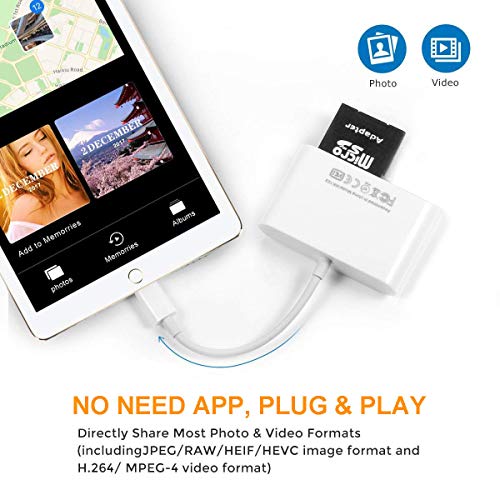 Norola SD/TF Card Reader 4 in 1 SD Card Reader Adapter Digital Camera