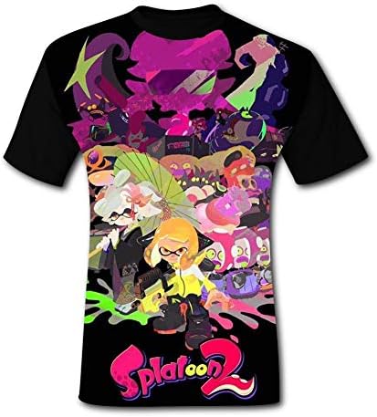 JIFEIMAOY Custom Print Callie Splatoon Amino Short Sleeve Men's Tee Shirt