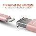 【Apple MFI Certified】Apple iPhone Charger Lightning Cable,TORRAS 3.3Ft Braided Fast Apple iPhone Charging Cable USB Syncing Charging Cord for iPhone 7 6 6s plus,iPad Air Mini,iPod Nano -Rose Gold