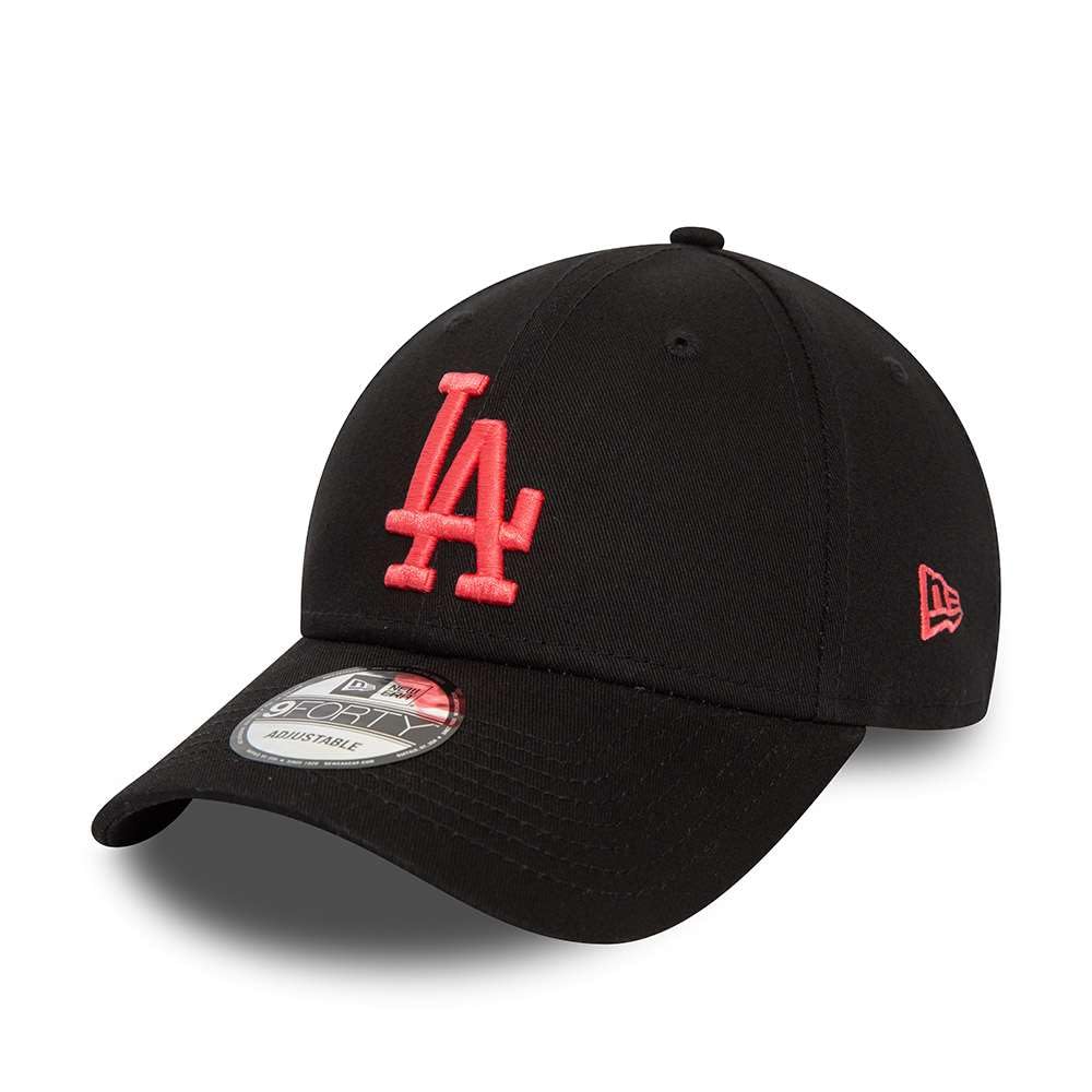 New Era League Essentials 940 Los Angeles Dodgers Cap 60435202, Men's Caps, Black, EU, Black, One Size