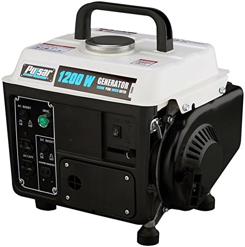 72 cc Single Cylinder 2-HP Gasoline 2 stroke Peak 1200W Generator