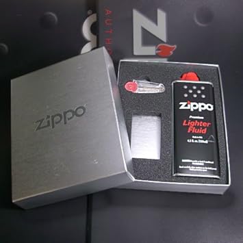 Amazon Co Jp Zippo社 ギフトボックス オイル缶 発火石セット スポーツ アウトドア
