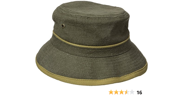 Stetson Men's Oxford Bucket Hat, Olive 
