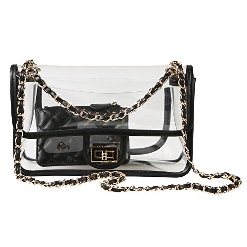 Zorbitz the fashionista bag black, clear