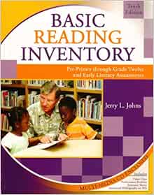  Basic Reading Inventory W Cd 9780757550461 Jerry L Johns Books