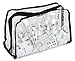 Black & Silver Mahjong Designer Logo Soft Replacement Case, includes two matching wraps and a bonus bag, (Replacement Soft Case Only - tiles, trays, racks and pushers not included)