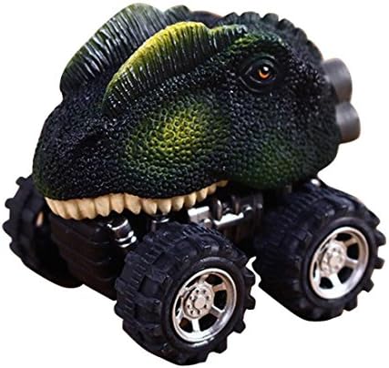 Moreocme Children's Day Gift Toy Dinosaur Model Mini Toy Car Back Of The Car Gift For Kids (D)