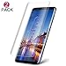 [2-Pack] Galaxy S8 Plus Tempered Glass Screen Protector , ANKOON [Case Friendly] [3D Curved ] HD Anti-Bubble Scratch Fingerprint Proof (Transparent)
