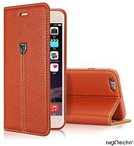 Nextechn Brown Luxury Magnetic Flip Cover Stand Wallet Leather Case For Apple iPhone 7, 5.5"