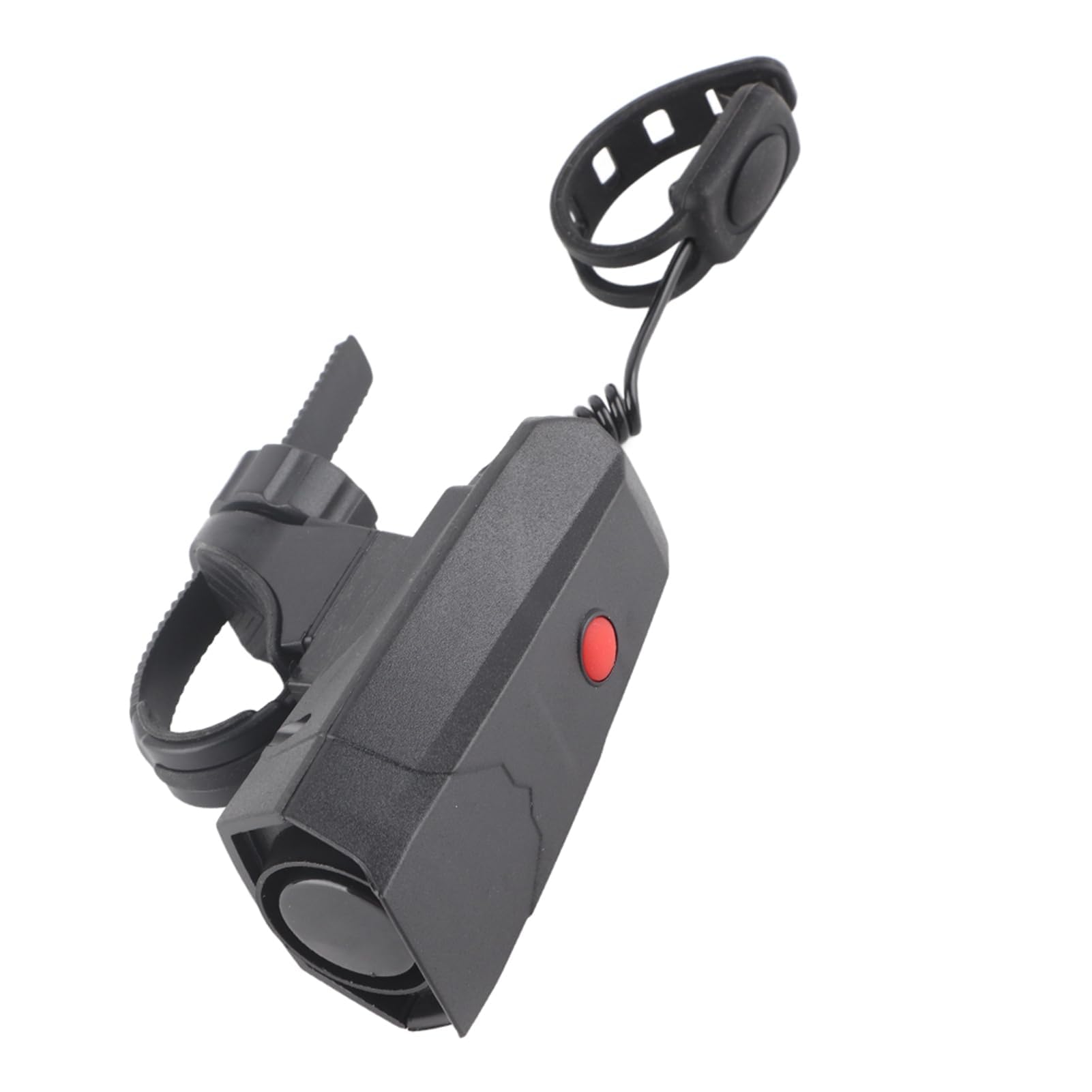 Bike Ring Bell Dual Mode 110db/100db Horn for Urban Commuters Silica Gel Wire Control Switch Alarm Horn for Bicycles