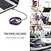 Cablor 2PCS Charger for Fitbit Alta, 30cm Fitbit Alta Replacement USB Charging Cable for Fibit Alta Band Wireless, Quality Power Charging Cord - Purple (No Reset Button)